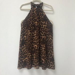 ASTR leopard swing dress